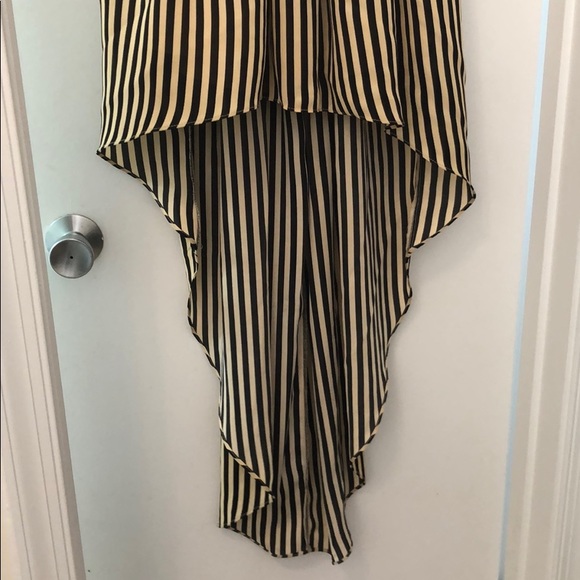 Cream and black high low dress - Picture 2 of 6